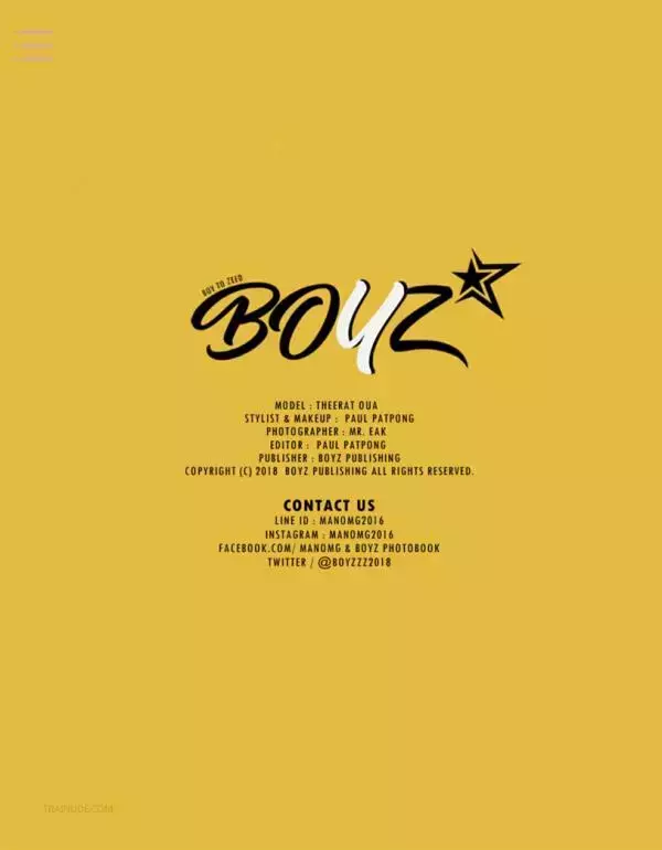 BOYZ 01 | Theerat Oua [ Ebook+Video ]