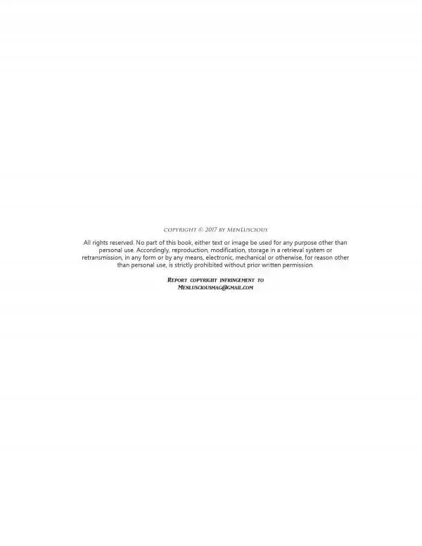 Menluscious Issue 01 | Ron Charron