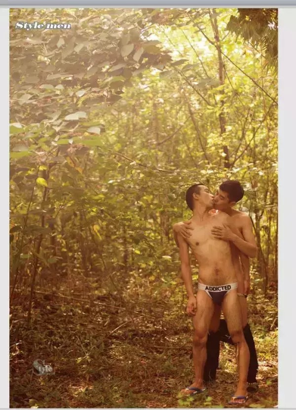 [PHOTO SET] STYLE MEN X 14 – AUM &amp; COLIN THREE-SEX PART1