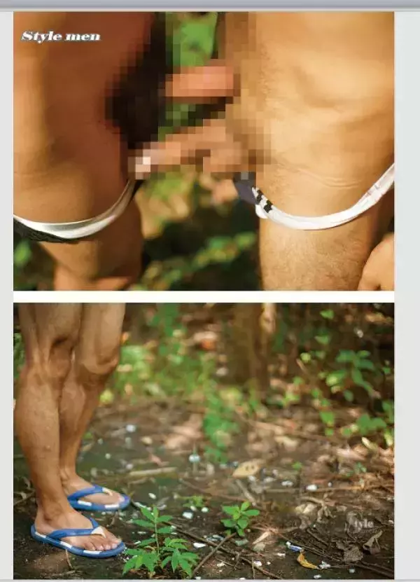 [PHOTO SET] STYLE MEN X 14 – AUM &amp; COLIN THREE-SEX PART1