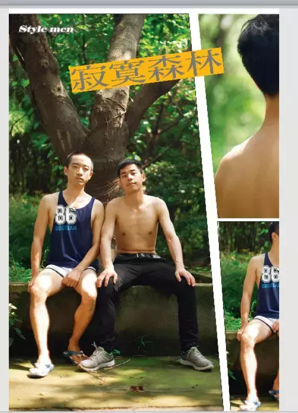 [PHOTO SET] STYLE MEN X 14 – AUM &amp; COLIN THREE-SEX PART1