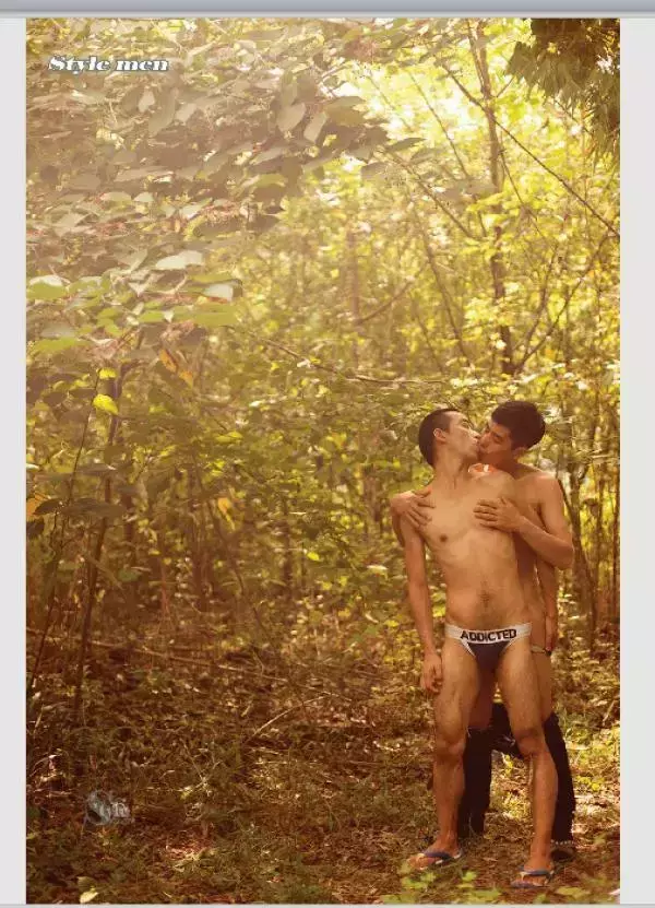 [PHOTO SET] STYLE MEN X 14 – AUM &amp; COLIN THREE-SEX PART1